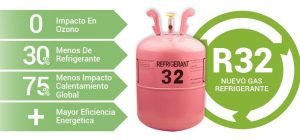 Gas R32 para aire acondicionado